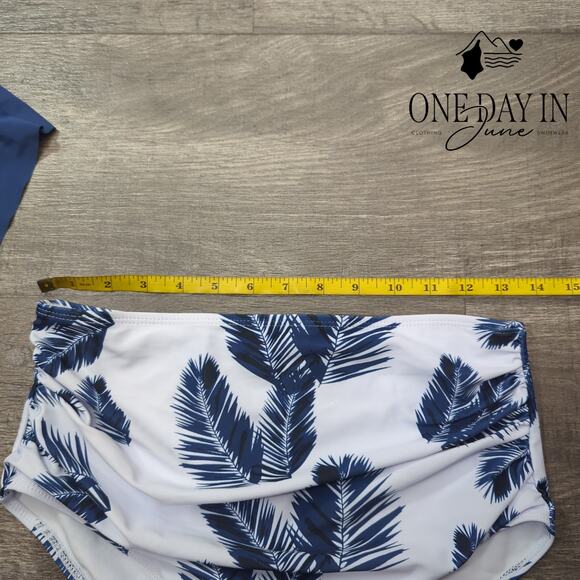 Adisputent High Waist Flounce Bikini Swimsuit Size M - Picture 5 of 7